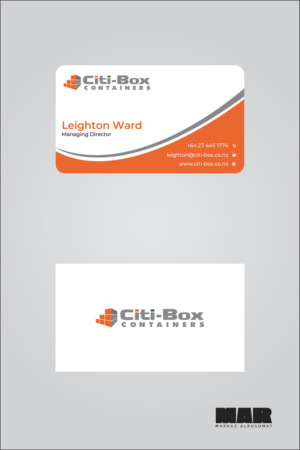 Business Card Design by MarkazAlrusumatOfficial for Citi-Box Containers | Design: #21188355