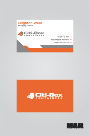 Business Card Design by MarkazAlrusumatOfficial for Citi-Box Containers | Design: #21188358