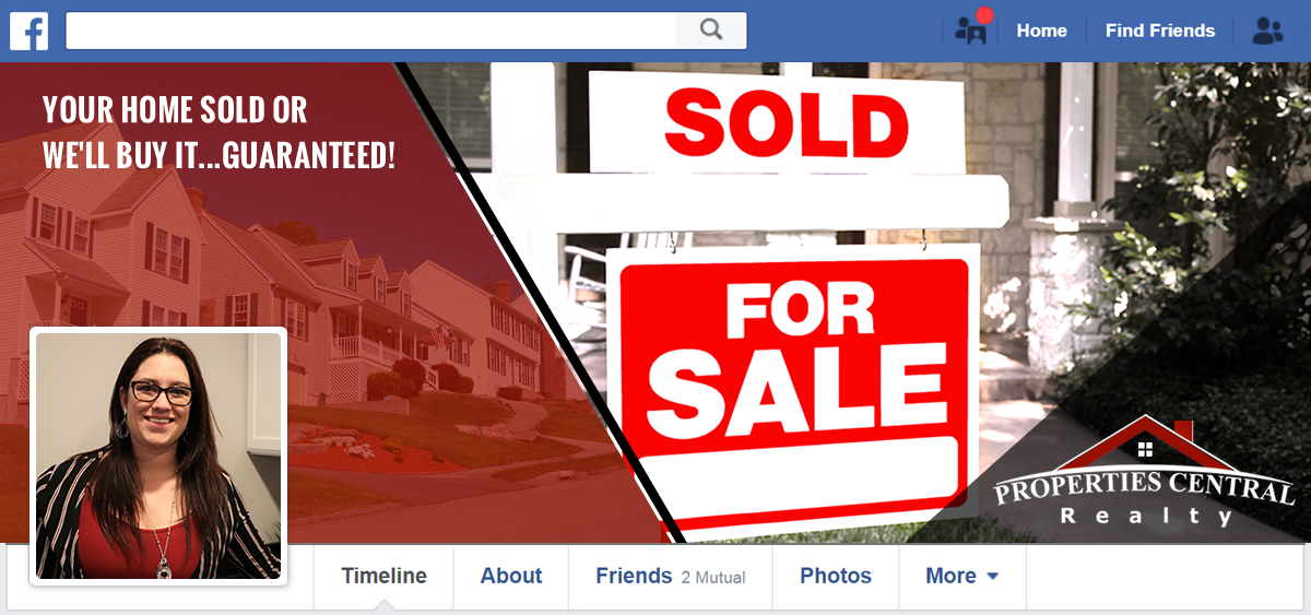 Elegant, Playful, Real Estate Agent Facebook Design for Properties