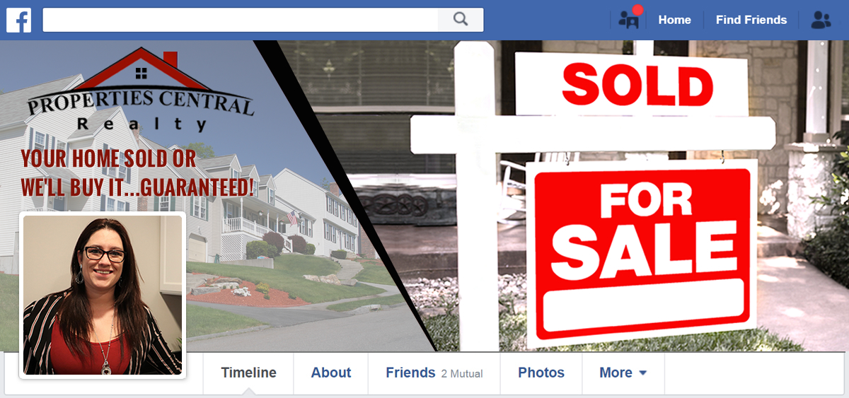 Facebook Design by Infinitive Technology for Properties Central, Inc | Design #21156382