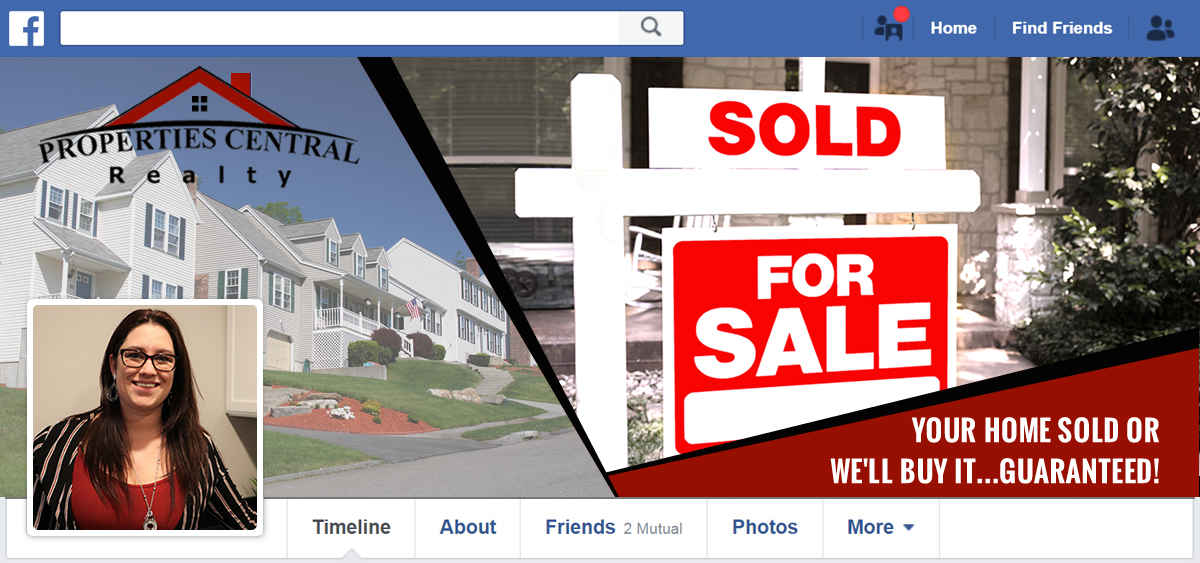 Facebook Design by Infinitive Technology for Properties Central, Inc | Design #21156383