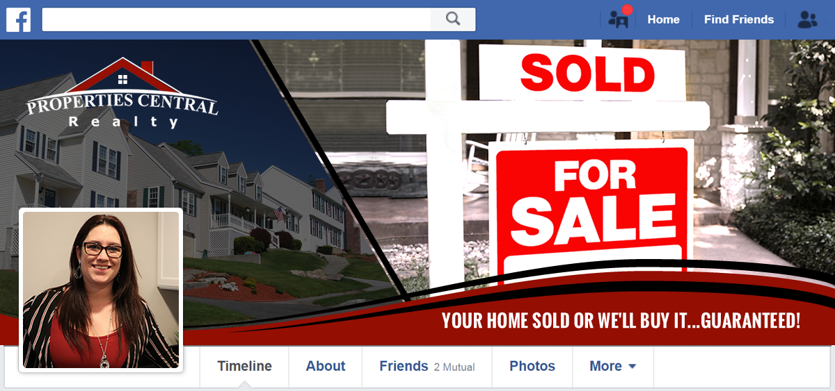 Facebook Design by Infinitive Technology for Properties Central, Inc | Design #21156384