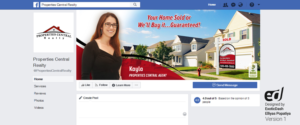 Facebook Design by ExoticDash for Properties Central, Inc | Design: #21186604