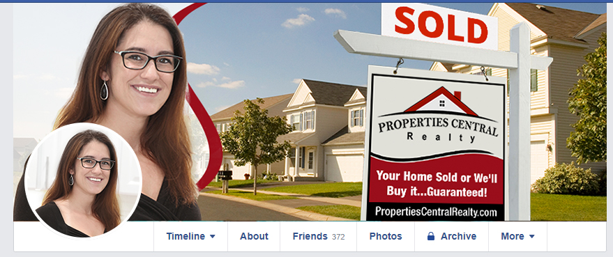 Facebook Design by Hristo Itchov for Properties Central, Inc | Design #21187812