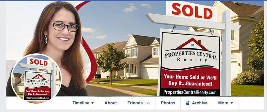 Facebook Design by Hristo Itchov for Properties Central, Inc | Design #21187846