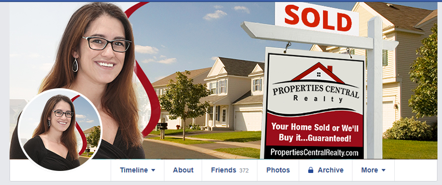 Facebook Design by Hristo Itchov for Properties Central, Inc | Design #21187848