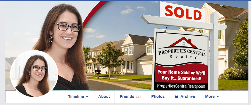 Facebook Design by Hristo Itchov for Properties Central, Inc | Design #21197435