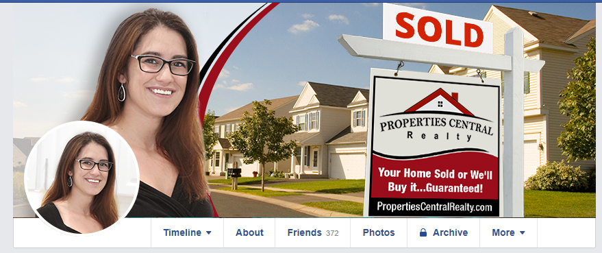 Facebook Design by Hristo Itchov for Properties Central, Inc | Design #21197436