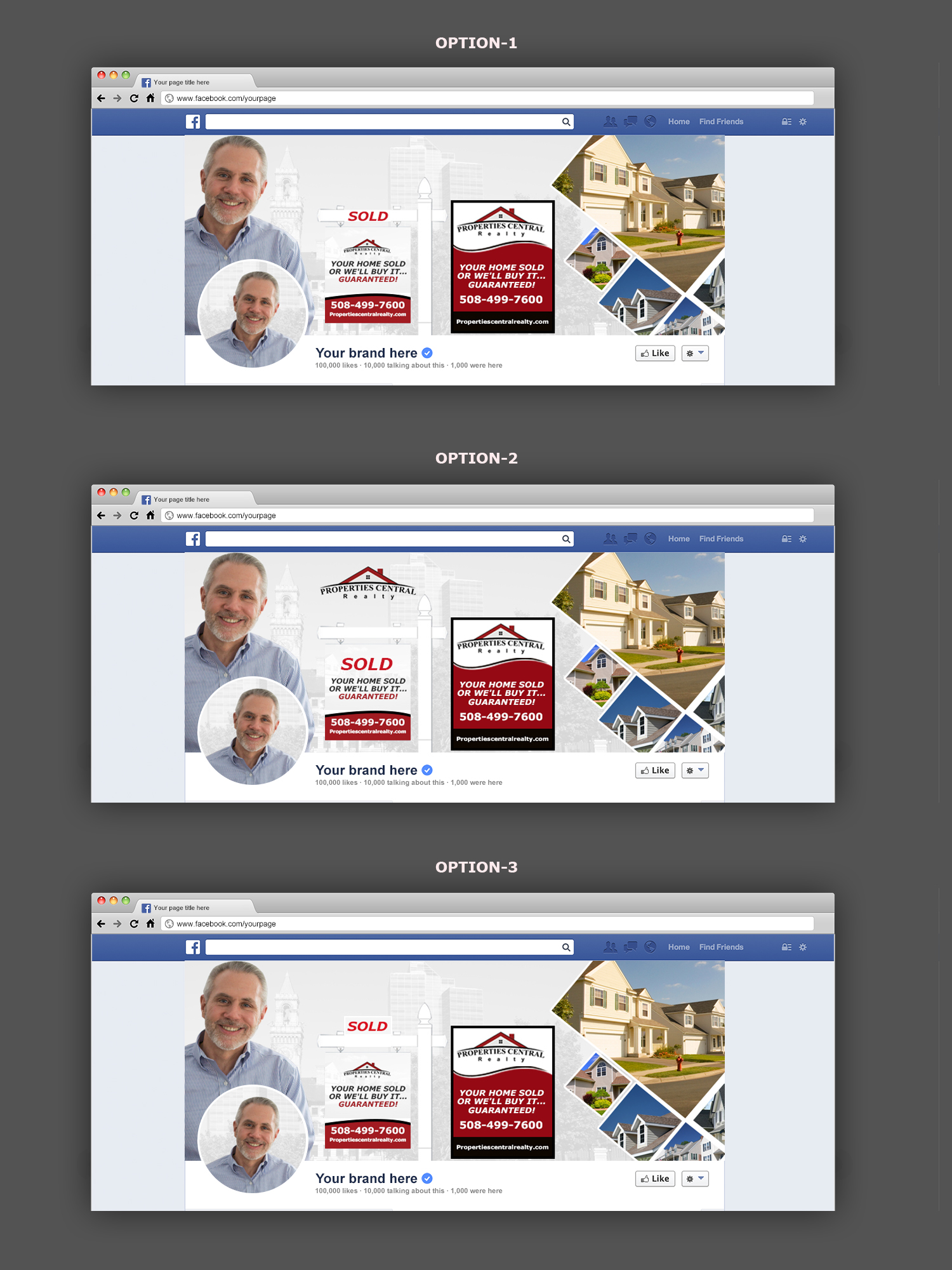 Facebook Design by Pd Work for Properties Central, Inc | Design #21206378