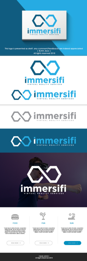 immersifi | Logo Design by Riv.