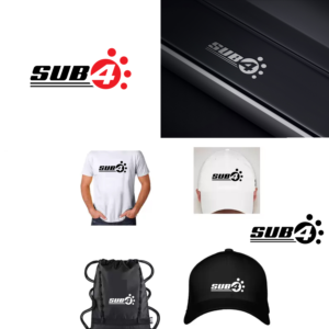 SUB4 | Logo Design by MG.graphics