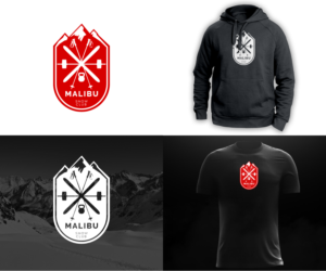 Malibu Snow Club Apparel - Logo | T-Shirt-Design von Sergio Coelho