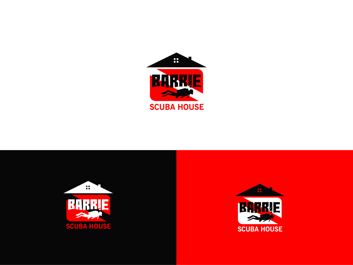 Logo Design by vanroz for Barrie scuba house  | Design #21197076