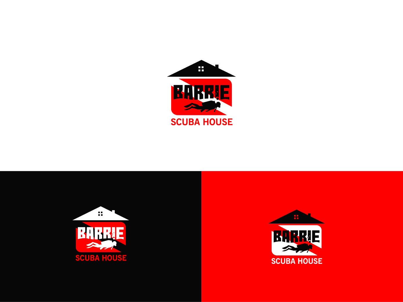 Logo Design by vanroz for Barrie scuba house  | Design #21197080