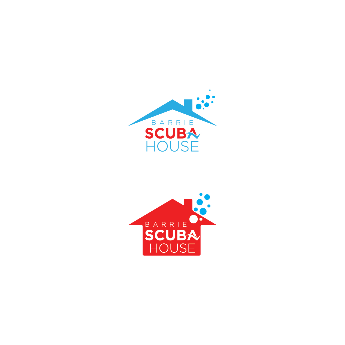 Logo Design by Ves-Boycheva for Barrie scuba house  | Design #21192720