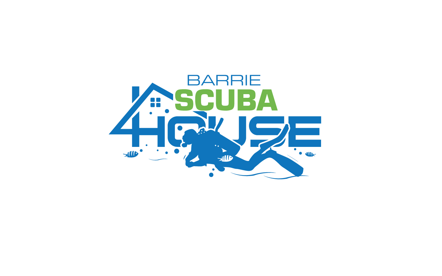 Logo Design by GODDREAMCREATION for Barrie scuba house  | Design #21167790