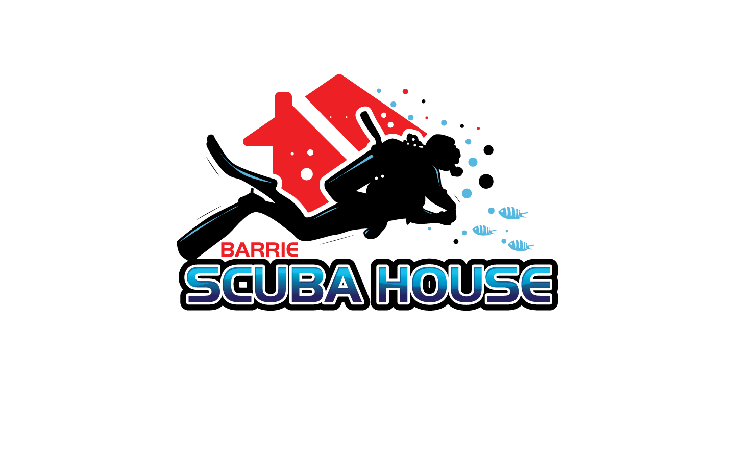 Diseño de Logo por GODDREAMCREATION para Barrie scuba house  | Diseño #21226700