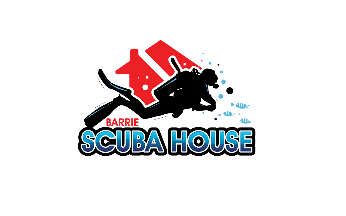 Logo Design by GODDREAMCREATION for Barrie scuba house  | Design #21275011