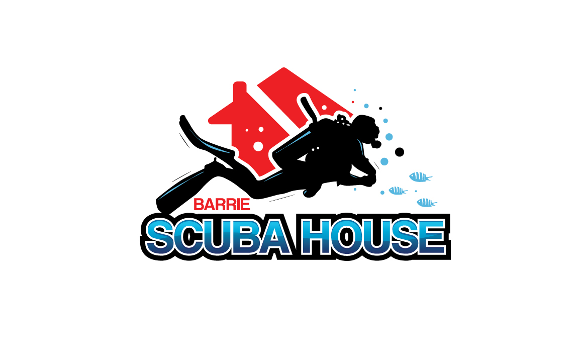 Logo Design by GODDREAMCREATION for Barrie scuba house  | Design #21275014