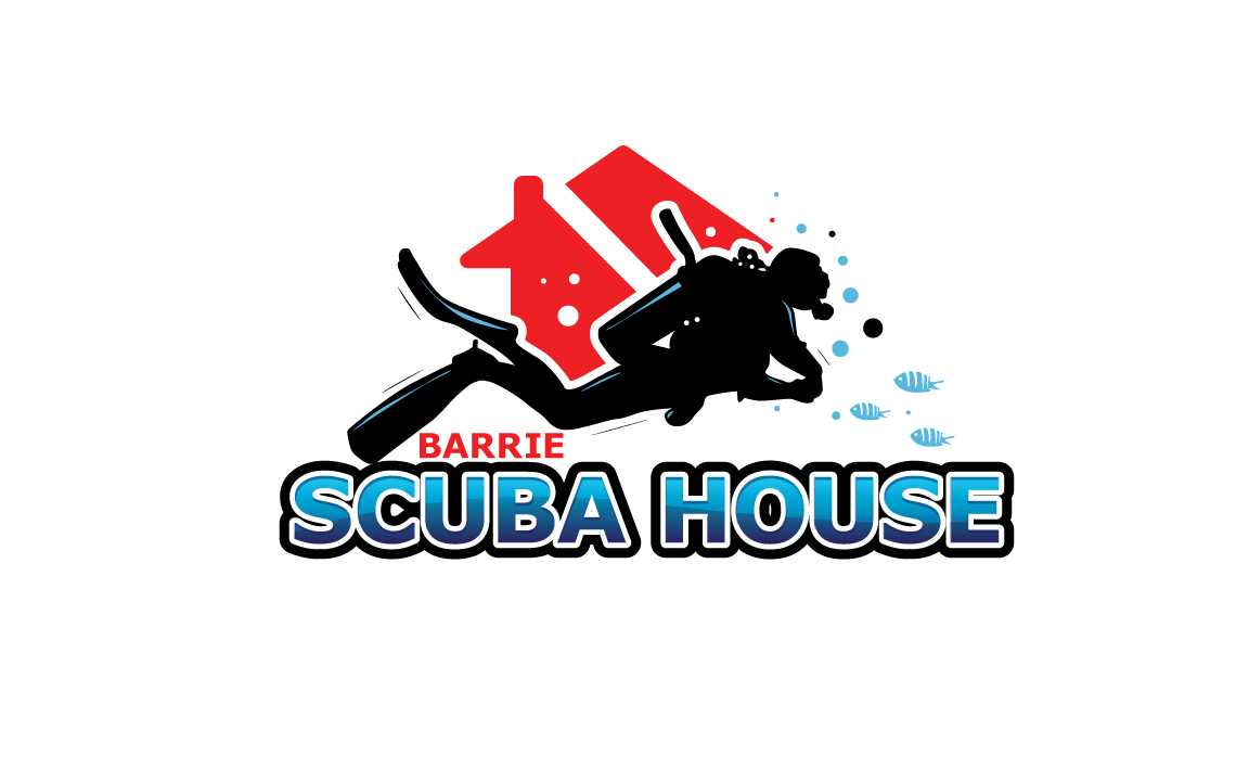 Logo Design by GODDREAMCREATION for Barrie scuba house  | Design #21275017