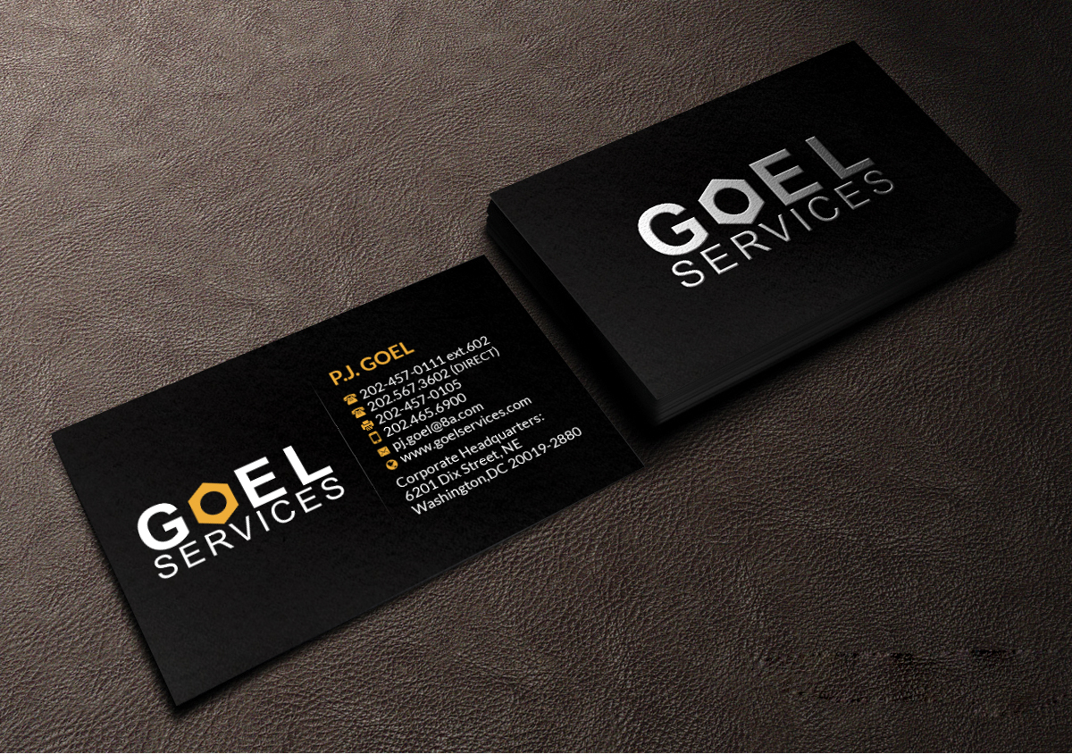 Diseño de Tarjeta de Presentación por Creations Box 2015 para Goel Services, Inc | Diseño #21150489
