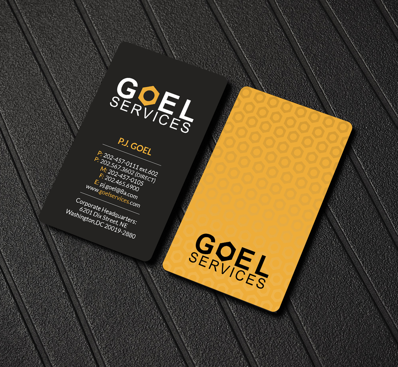 Business Card Design by Creations Box 2015 for Goel Services, Inc | Design #21150490