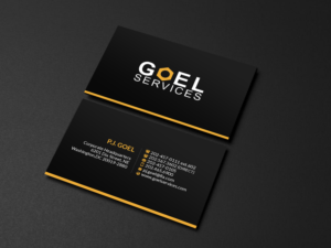 Business Card Design by Creations Box 2015 for Goel Services, Inc | Design: #21150542