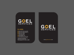 Diseño de Tarjeta de Presentación por Creations Box 2015 para Goel Services, Inc | Diseño #21150543