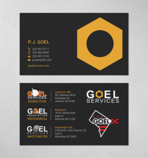 Demolition and Mechanical Insulation Business Cards | Business Card Design by chandrayaan.creative