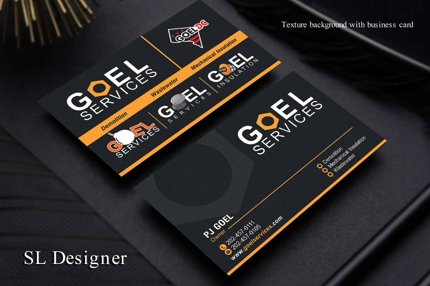 Business Card Design by SL Designer for Goel Services, Inc | Design #21196429