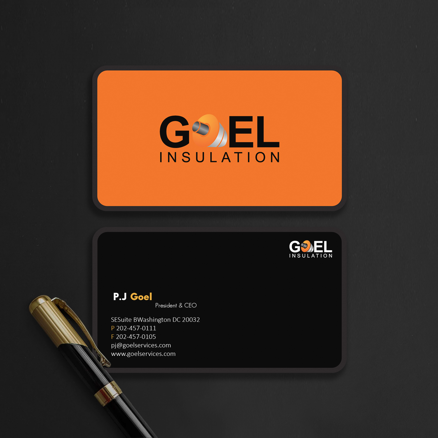 Diseño de Tarjeta de Presentación por Harly Bay para Goel Services, Inc | Diseño #21188078