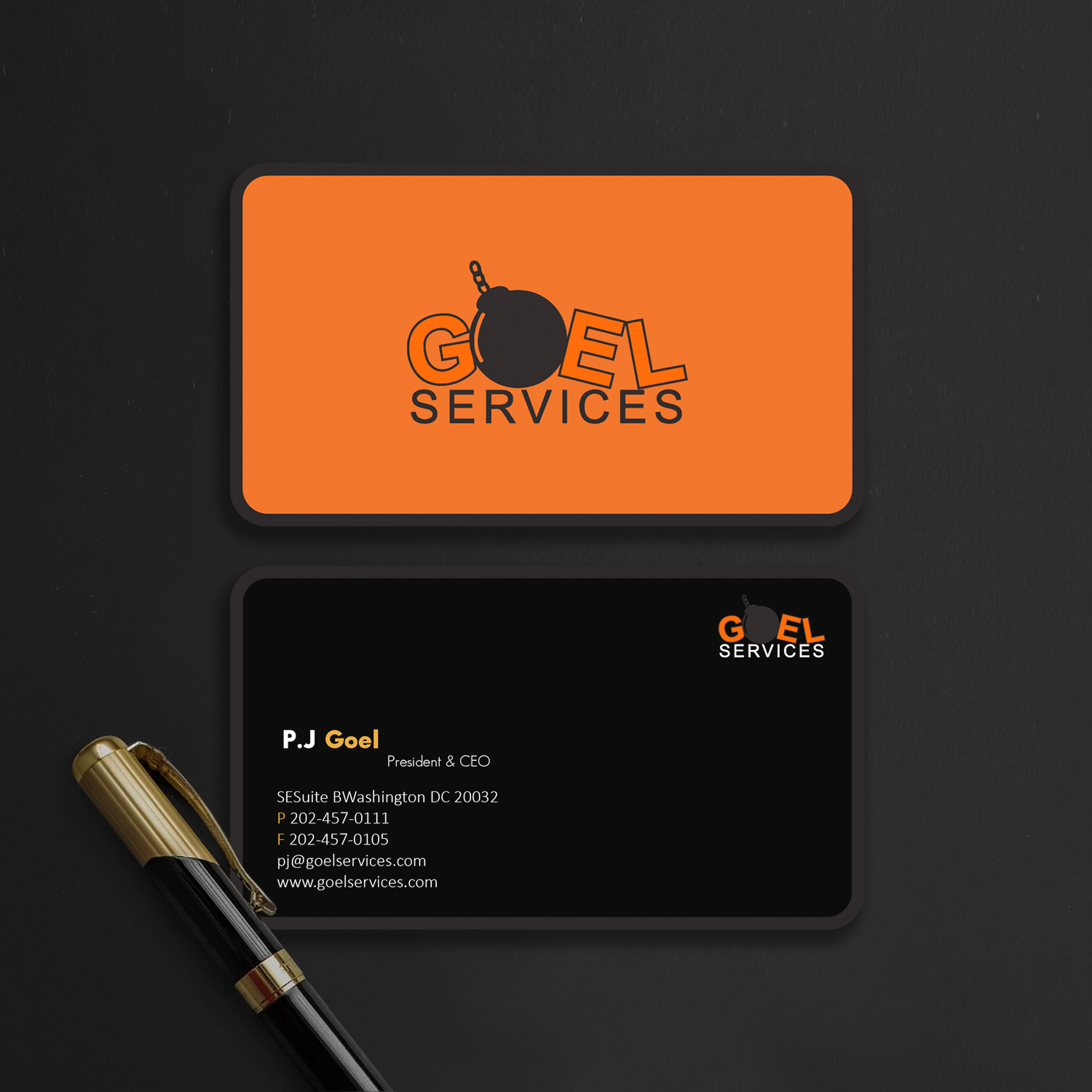 Diseño de Tarjeta de Presentación por Harly Bay para Goel Services, Inc | Diseño #21188079