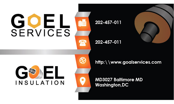 Visitenkarten-Design von Dr.gart für Goel Services, Inc | Design #21148519