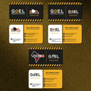 Demolition and Mechanical Insulation Business Cards | Business Card Design by Al Pech