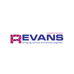 Main/title: Revans Taglines: Bringing science and beauty together. Created by Roy Evans | Design de Logo par rozT