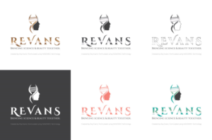 Main/title: Revans Taglines: Bringing science and beauty together. Created by Roy Evans | Design de Logo par CC Creative Design