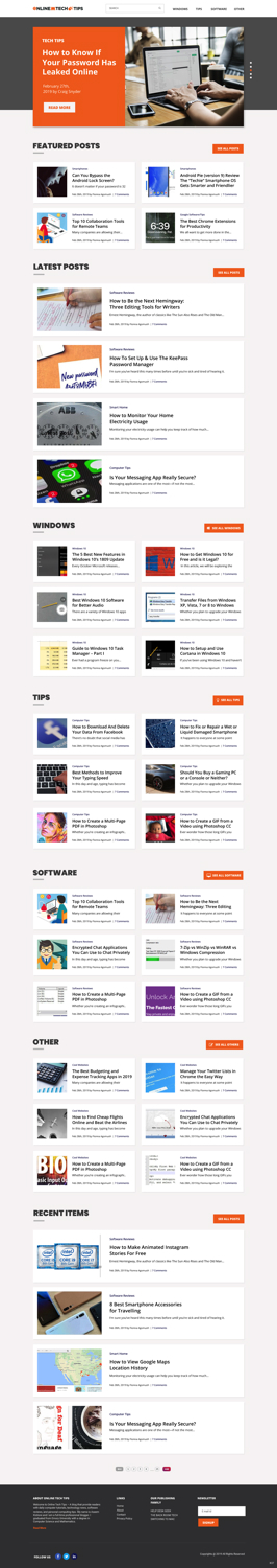 Web-Design von pb für Online Tech Tips.com, LLC | Design #21160986