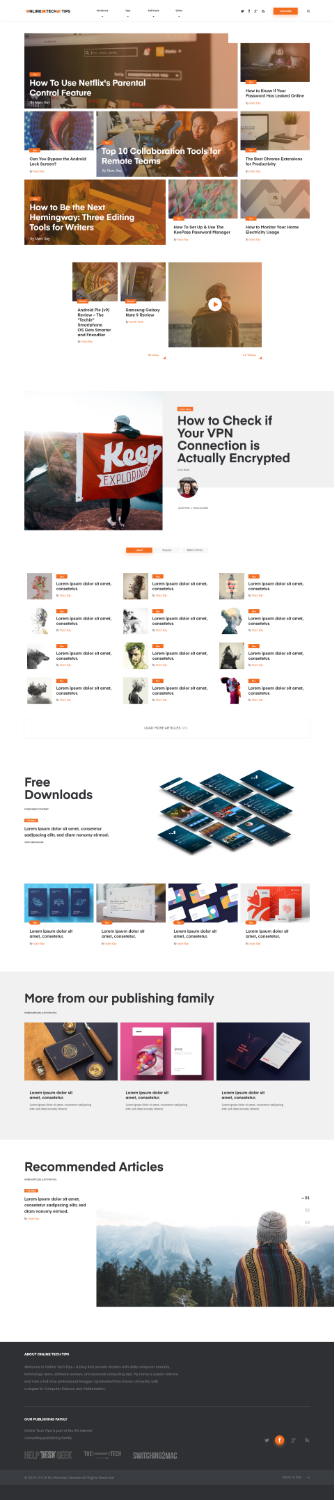 Web-Design von Marc Ray für Online Tech Tips.com, LLC | Design #21176954