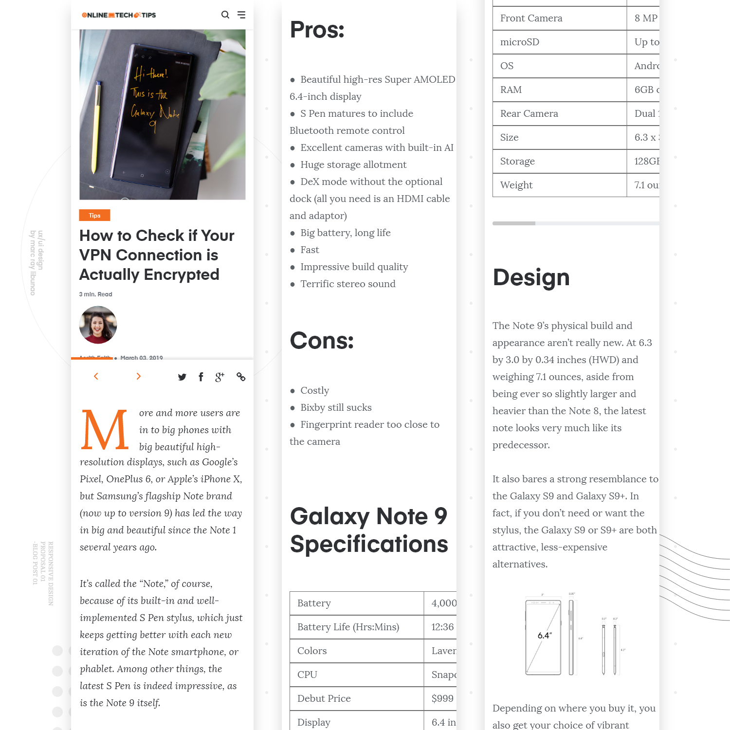 Web Design by Marc Ray for Online Tech Tips.com, LLC | Design #21176955