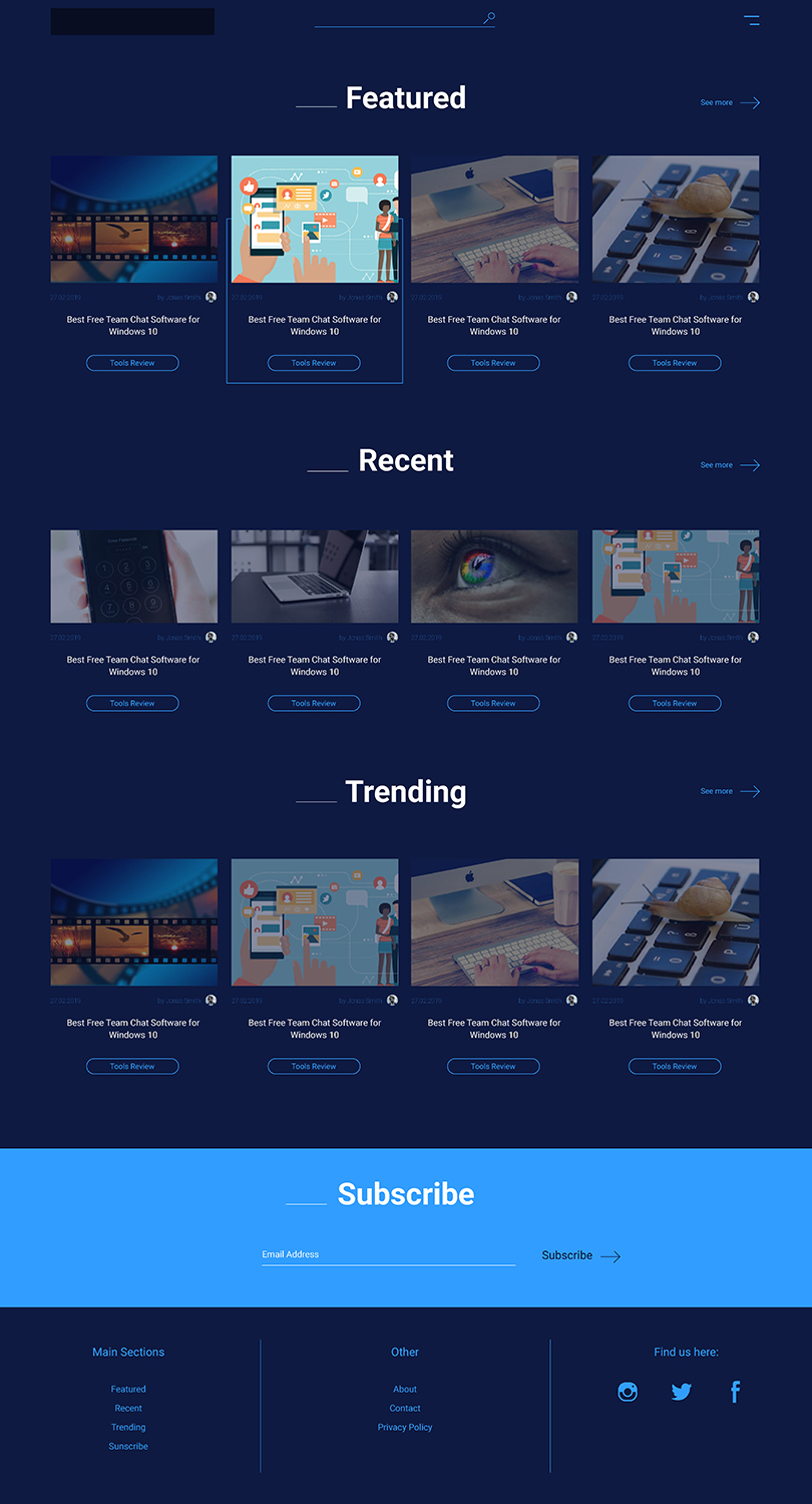 Web Design by Malgorzata 2 for Online Tech Tips.com, LLC | Design #21161200