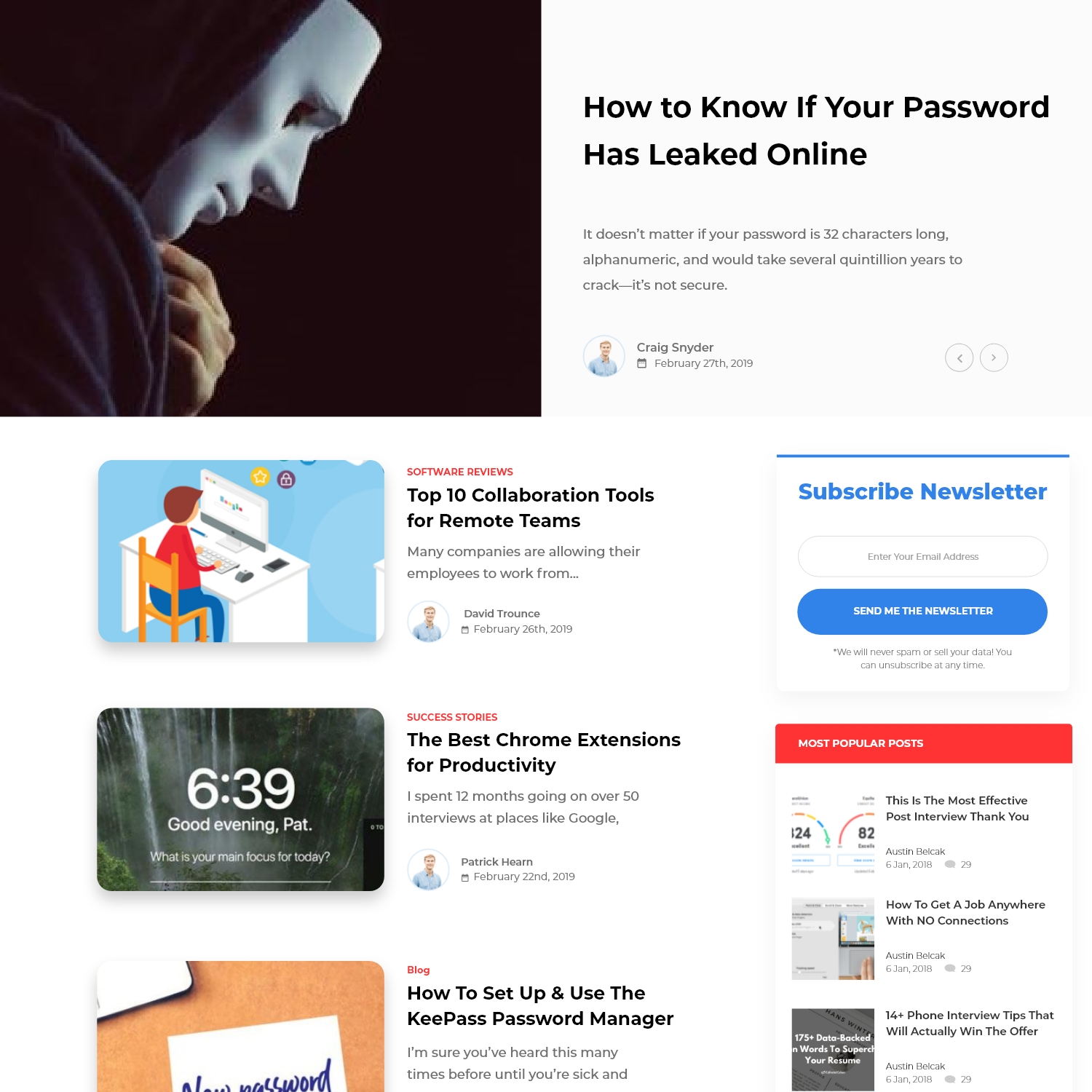 Web Design par Fazal M. pour Online Tech Tips.com, LLC | Design #21150775