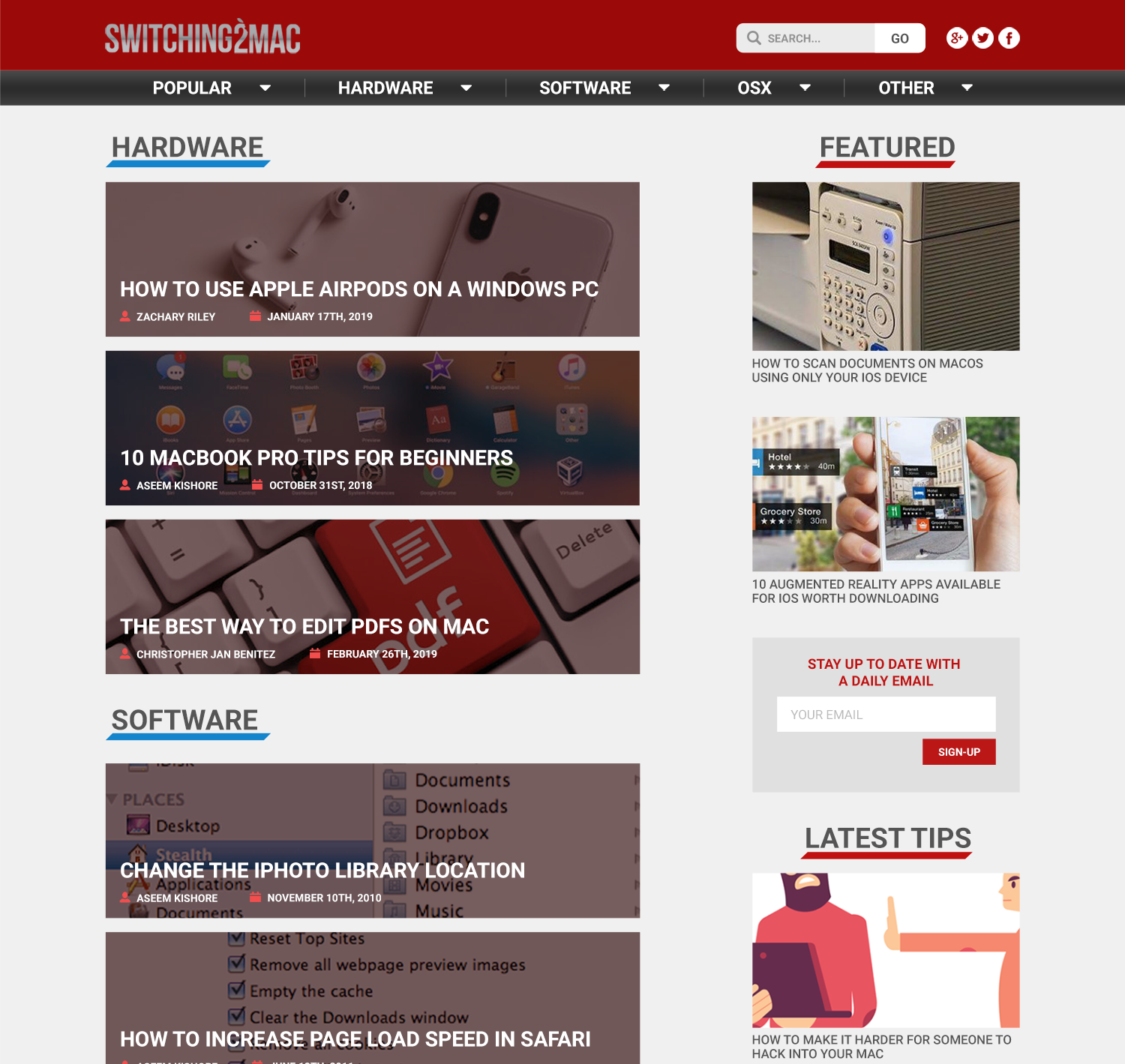 Web Design by TabDesigns for Online Tech Tips.com, LLC | Design #21178381