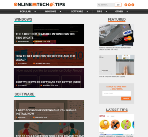 Web Design par TabDesigns pour Online Tech Tips.com, LLC | Design : #21178752