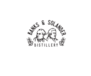 Banks & Solander Distillery | Logo Design by Buck Tornado