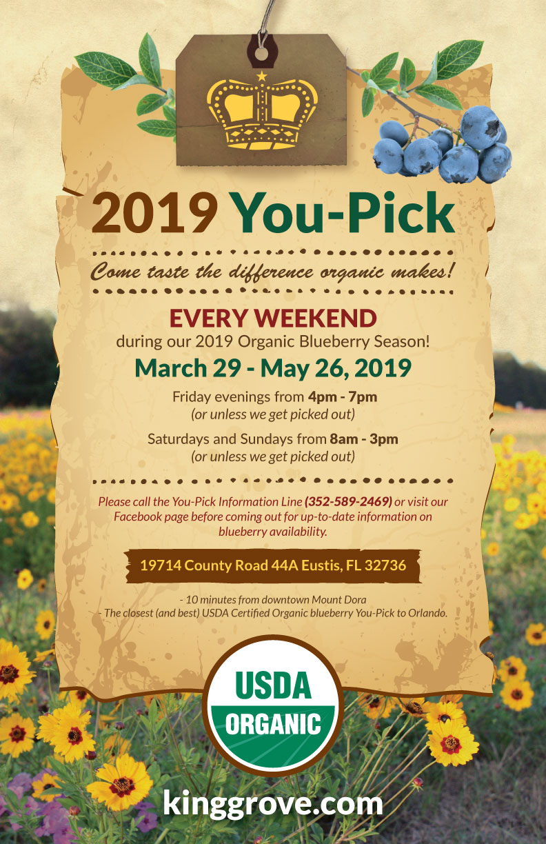 Diseño de Póster por elenaivanova para King Grove Organic Farm | Diseño #21194609