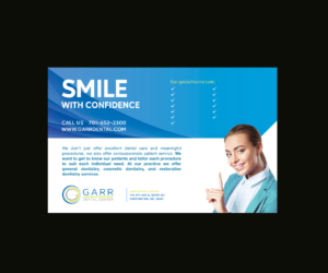 Garr Dental Center Needs a newspaper ad | Graphic Design by el_shekoo7