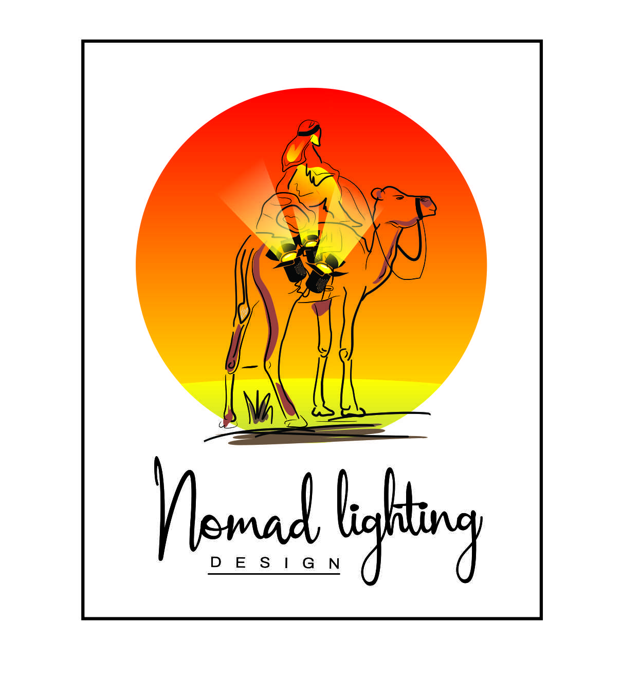 Logo Design by Santu Dey for Nomad Lighting Design, Ltd. | Design #21181943