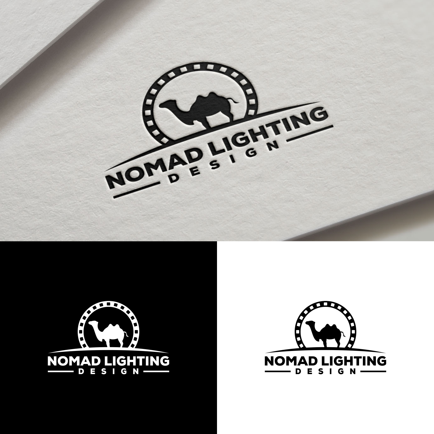 Logo Design by saher khan 2 for Nomad Lighting Design, Ltd. | Design #21148603
