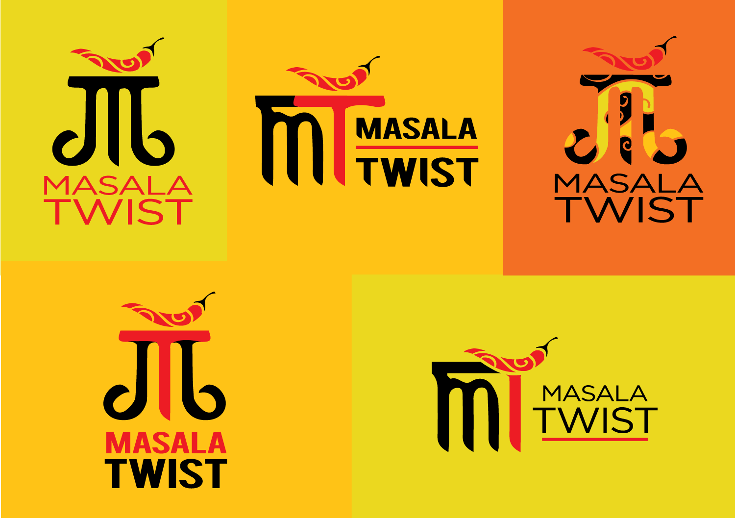 Logo Design by ajadinomar for Masala Twist | Design #21157193