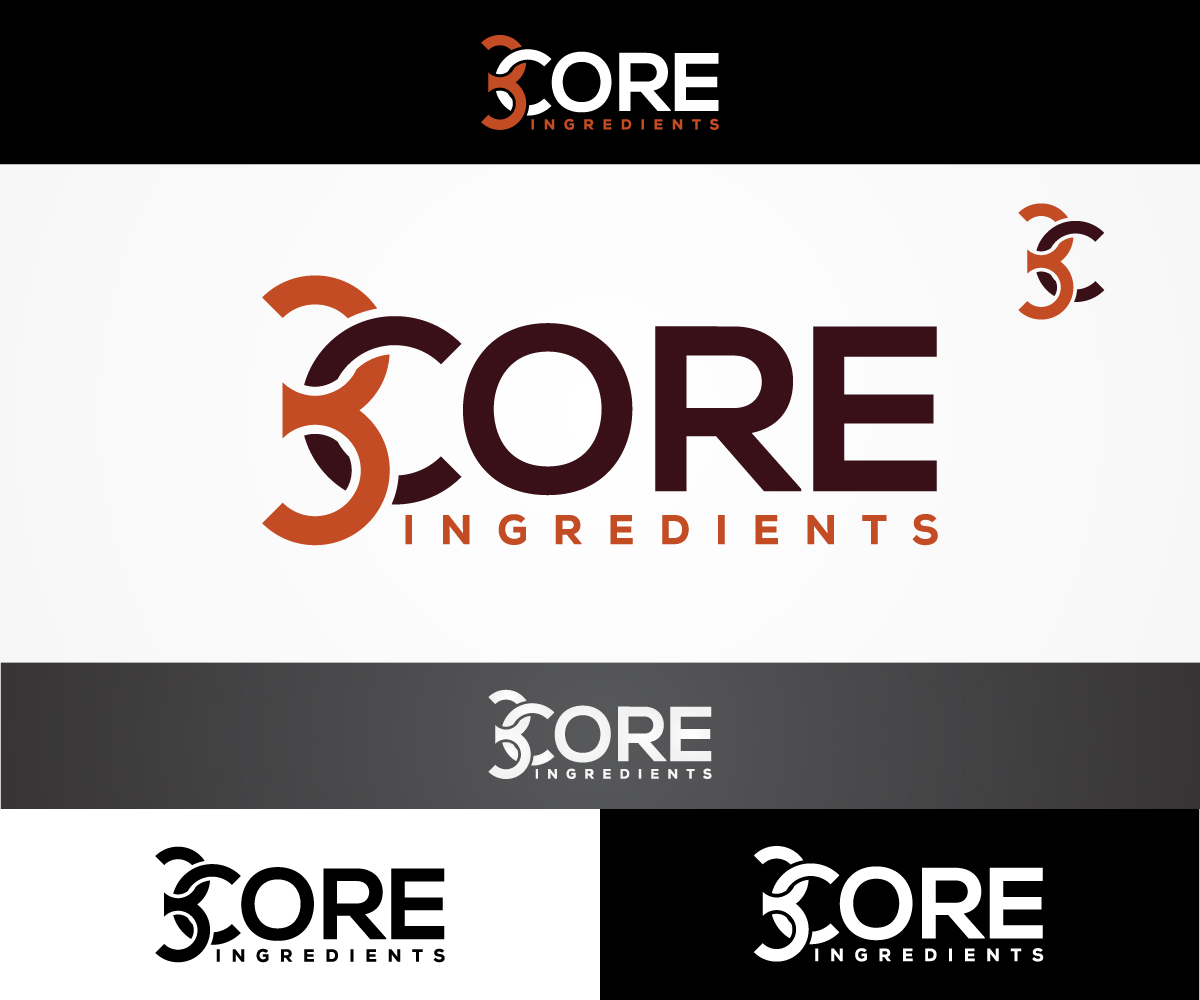 Logo Design by sangeloenriquez for 3 CORE INGREDIENTS | Design #21154203